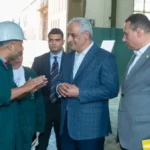 وزير الإنتاج الحربي يتفقد شركة حلوان للصناعات الهندسية