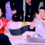 سعد الصغير يغني لياسمين عز في برنامج “كلام الناس”