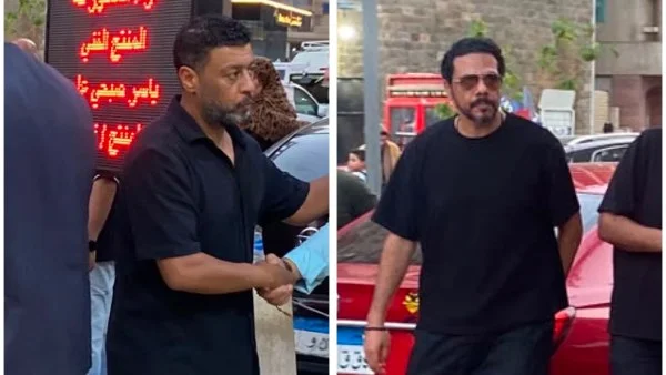 حضور خاص لعزاء المنتج ياسر صبحي