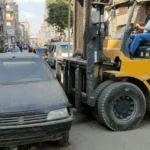 جهود المرور في رفع السيارات المتهالكة