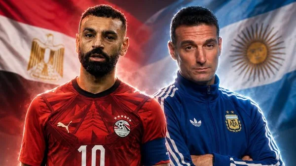 إشادة أرجنتينية بصلاح قبل مواجهة منتخب مصر