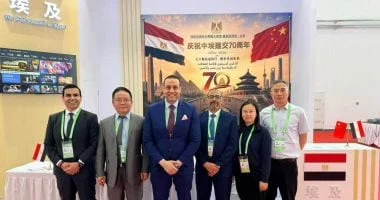 المكتب المصري يشارك في معرض الصين لسلاسل الإمداد