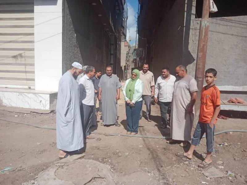 تطوير شوارع قرية نشا بنبروه