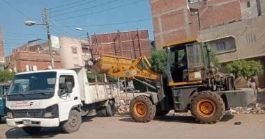 رفع 2029 طناً من القمامة في كفر الشيخ