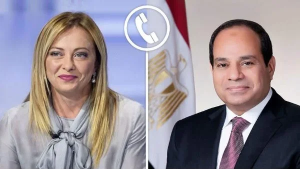 اتصال هاتفي بين السيسي ورئيسة وزراء إيطاليا