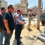 محافظ الدقهلية يتابع إنشاء السوق الحضاري بميت غمر