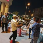 حملة رفع الإشغالات في شوارع السيدة زينب