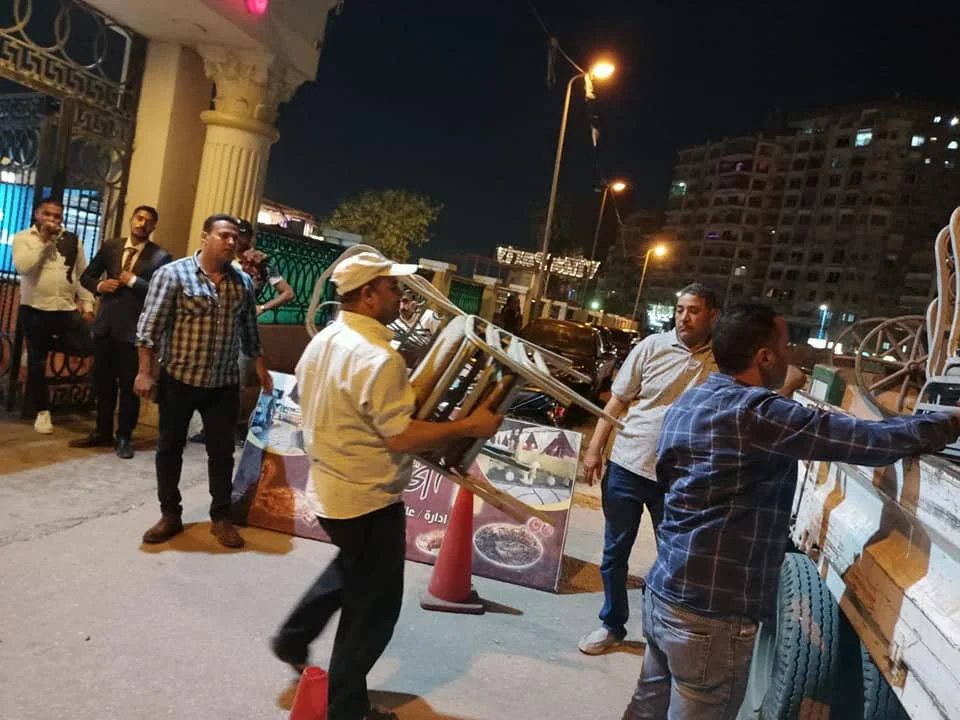 حملة رفع الإشغالات في شوارع السيدة زينب