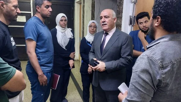 جولة تفقدية لوكيل صحة القليوبية في مستشفى أبو المنجا