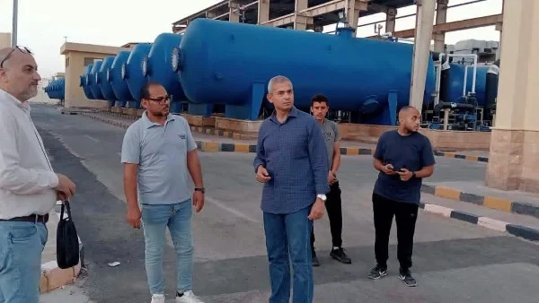 متابعة تشغيل محطة اليسر لتحلية المياه بالبحر الأحمر