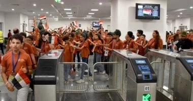 استقبال أطفال ملتقى "Logos Junior" على متن مونوريل شرق النيل