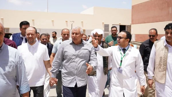 محافظ مطروح يتفقد مستشفى النجيلة ويوجه بإنشاء عيادة قلب