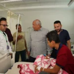إنشاء عيادة قلب وشبكة مناظير بمستشفى النجيلة