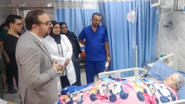 جولة تفقدية في مستشفى بهتيم المركزي بالقليوبية