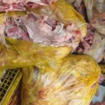 ضبط 4 أطنان هياكل دواجن ولحوم غير صالحة للاستهلاك