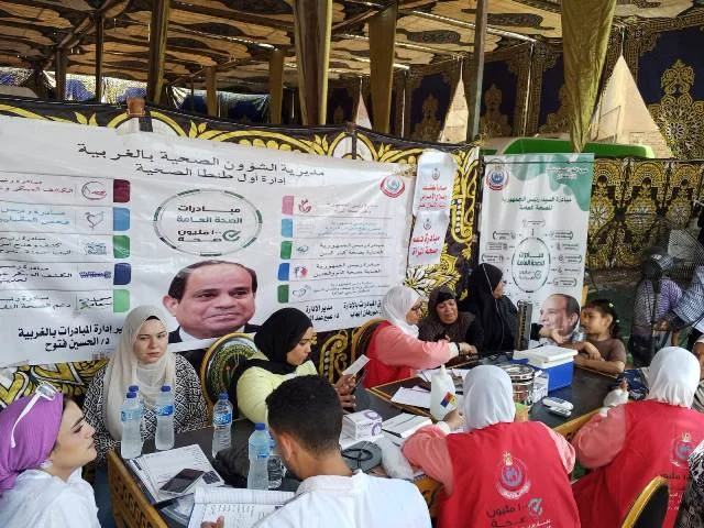 قافلة طبية مجانية تخدم 2615 مواطناً في الغربية