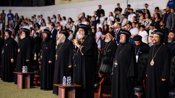 البابا تواضروس يختم ملتقى لوجوس جونيور الأول