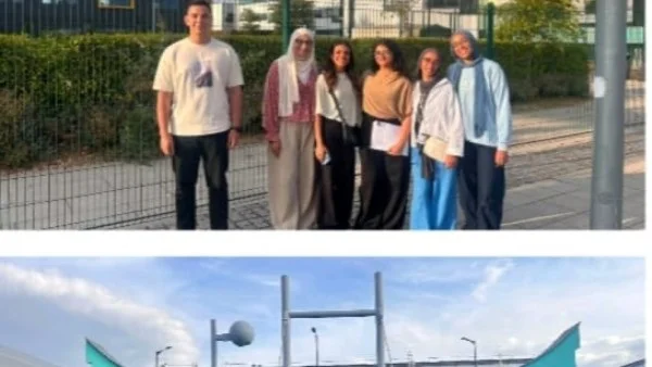 طلاب هندسة الإسكندرية في برنامج التدريب الصيفي بجامعة شرق لندن