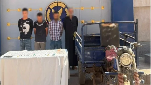 ضبط ثلاثة متاجرين بالمخدرات في بني سويف