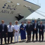 وفد جزائري يزور السفينة التدريبية «عايدة 4» المصرية