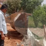 إزالة 20 حالة تعد بالبناء المخالف في الشرقية