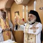 الأنبا باسيليوس يترأس قداس عيد القديسين في المنيا الجديدة