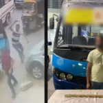 القبض على سائق ميني باص اعتدى على مواطن بعصا خشبية