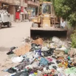 حملات مكثفة للنظافة العامة في سنورس بالفيوم