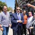 محافظ بورسعيد يتابع توصيل المرافق باستاد النادي المصري