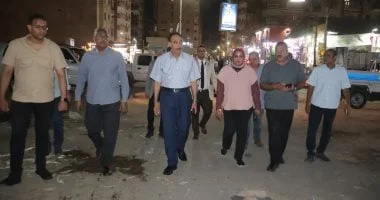 جولة ميدانية لمحافظ سوهاج لمتابعة الخدمات العامة