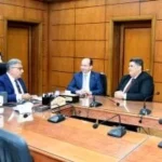 استقبال محافظ الدقهلية للمدير الجديد لمستشفى المنصورة