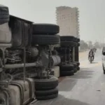 انقلاب ميكروباص في البدرشين يُسفر عن 5 إصابات